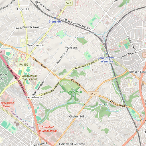 OpenStreetMap map of Campbell Dam, PA