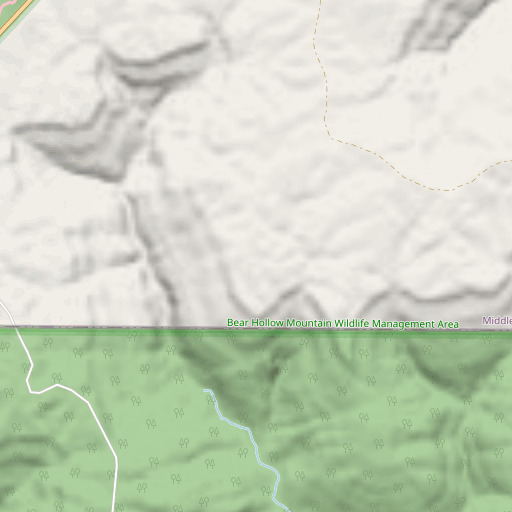 OpenStreetMap map of Bald Point, TN