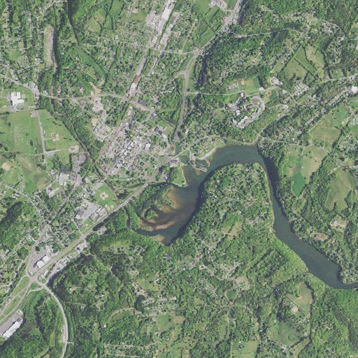 Aerial imagery of Point Park, TN
