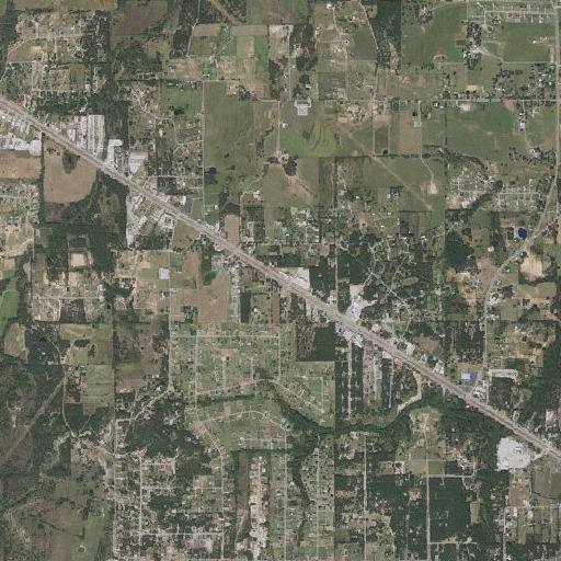 Aerial imagery of Highland Addition, TX