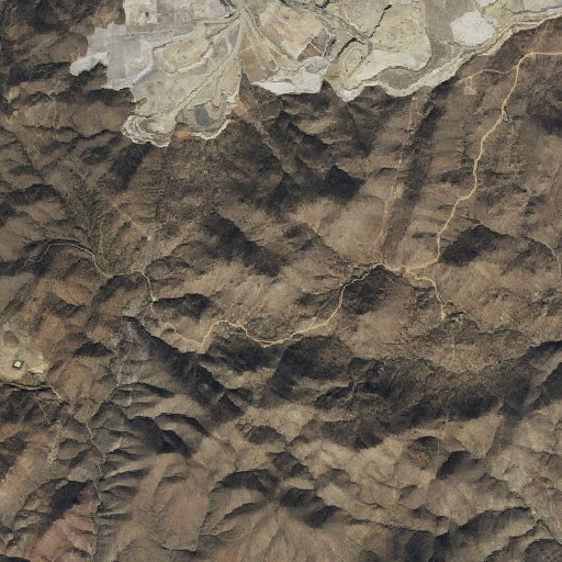Aerial imagery of Waters Peak, AZ