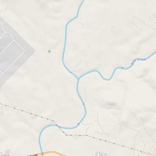 OpenStreetMap map of Bear Creek, TX