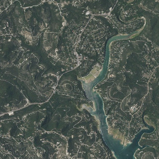 Aerial imagery of Collier Hollow, TX