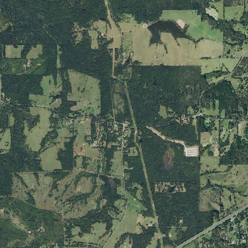 Aerial imagery of Starrville, TX