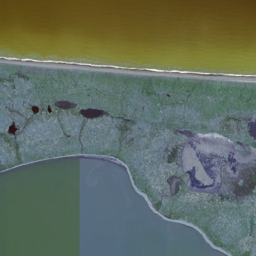 Aerial imagery of Salghat Beach, AK