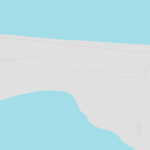 OpenTopoMap map of Salghat Beach, AK