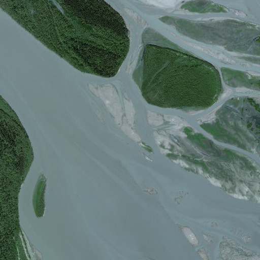 Aerial imagery of Station Rocks, AK