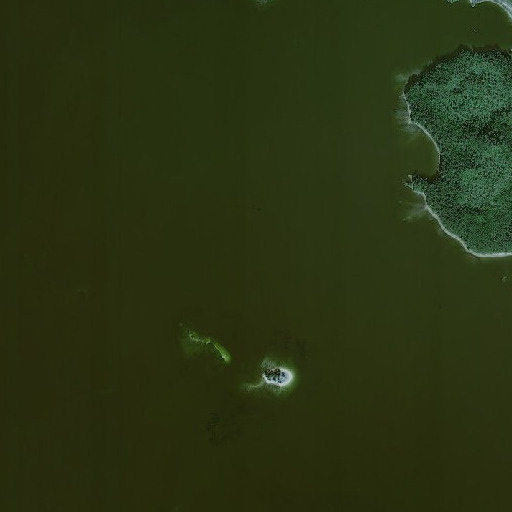 Aerial imagery of Fillmore Rock, AK