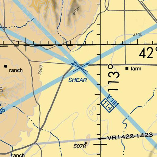 FAA VFR chart of Pilot Spring, UT