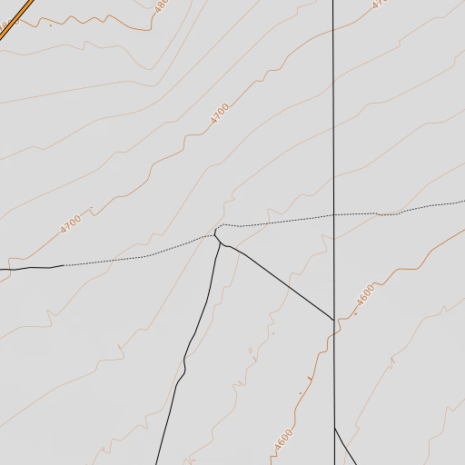 OpenTopoMap map of Pilot Spring, UT
