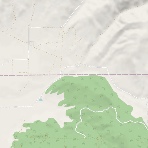 OpenStreetMap map of Rock Creek, UT
