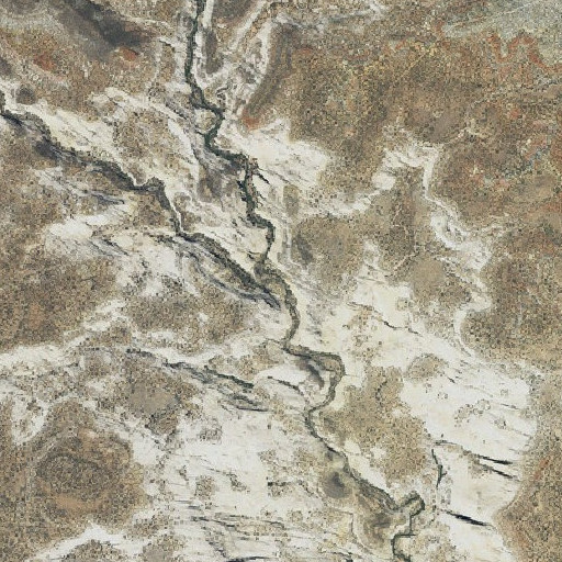 Aerial imagery of Sweetwater Creek, UT