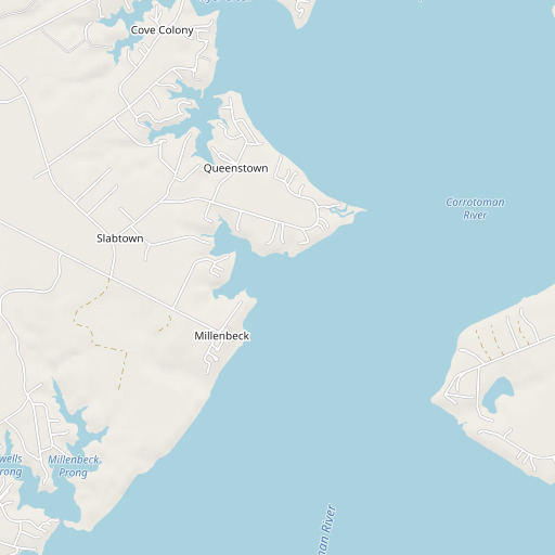 OpenStreetMap map of Town Creek, VA