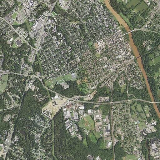 Aerial imagery of Monfort Academy, VA
