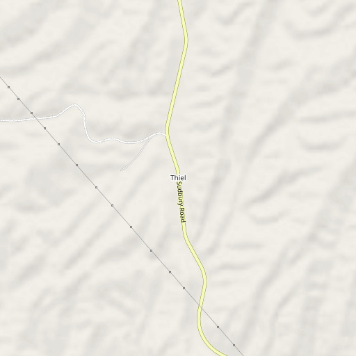 OpenStreetMap map of Thiel, WA