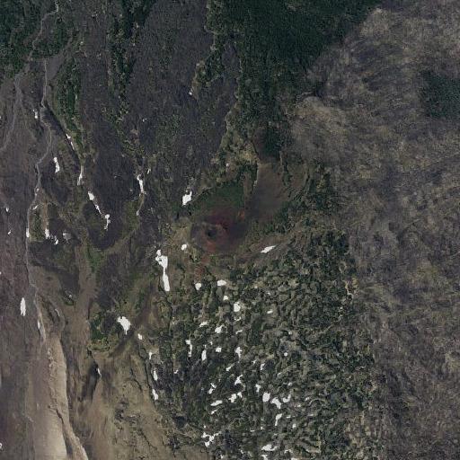 Aerial imagery of Red Butte, WA
