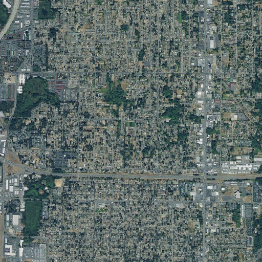 Aerial imagery of Christensen Elementary School, WA