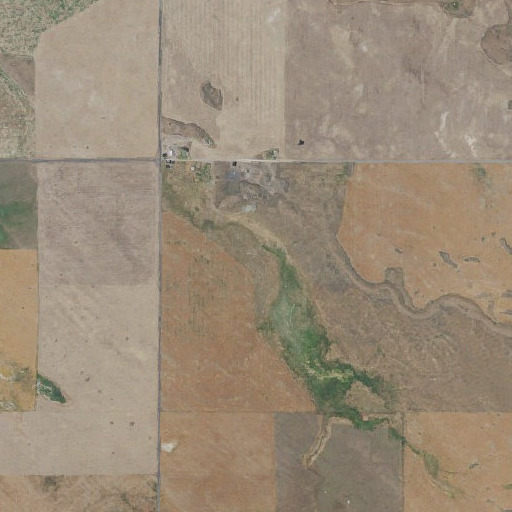 Aerial imagery of Sims Coner Dam, WA