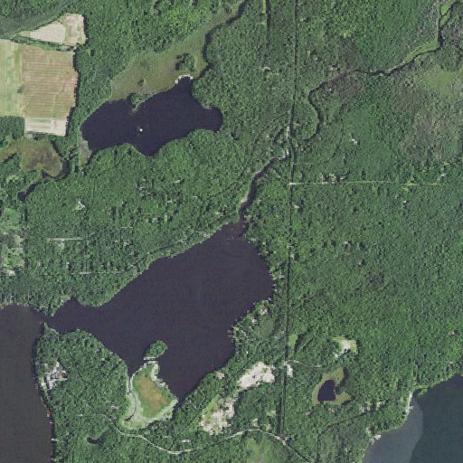Aerial imagery of Deerskin River, WI