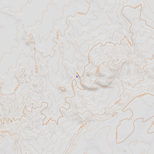 OpenTopoMap map of Blairs Spring, AZ