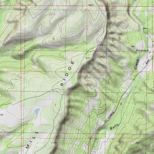 USGS 24K topo map of KNVR-FM (Paradise), CA