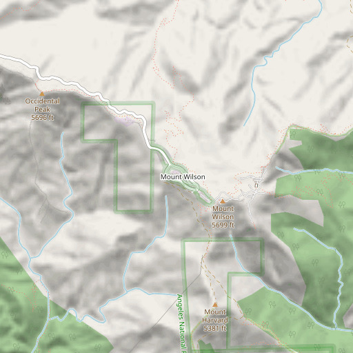 OpenStreetMap map of KPCC-FM (Pasadena), CA