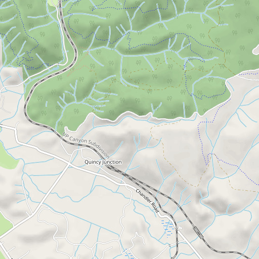 OpenStreetMap map of KNLF-FM (Quincy), CA