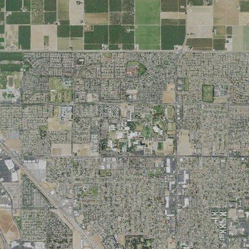 Aerial imagery of KCSS-FM (Turlock), CA