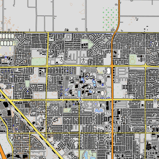 OpenTopoMap map of KCSS-FM (Turlock), CA