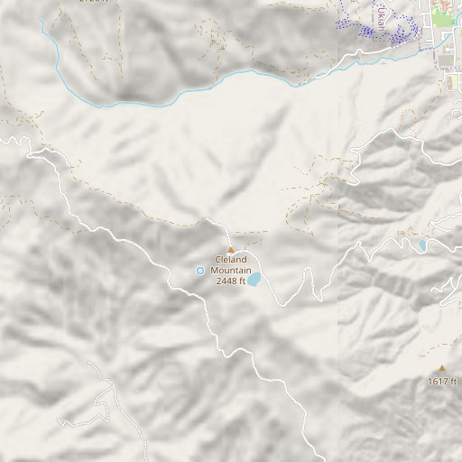 OpenStreetMap map of KPRA-FM (Ukiah), CA