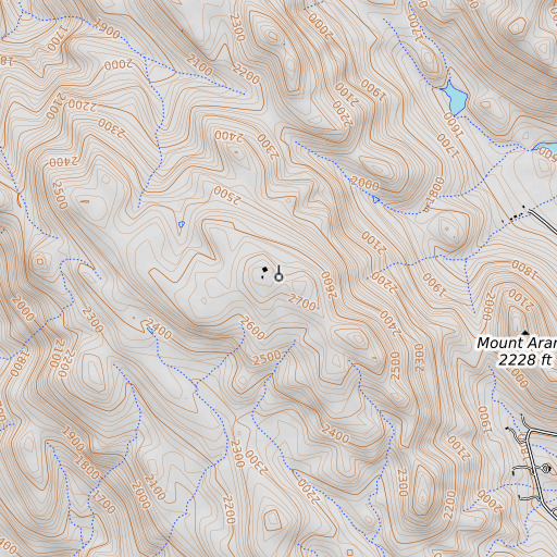 OpenTopoMap map of KCSO-TV (Modesto), CA