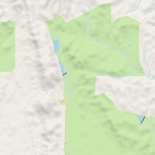 OpenStreetMap map of Corral 265 Dam, CA