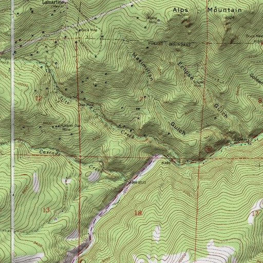 USGS 24K topo map of Silver Cliff Mine, CO