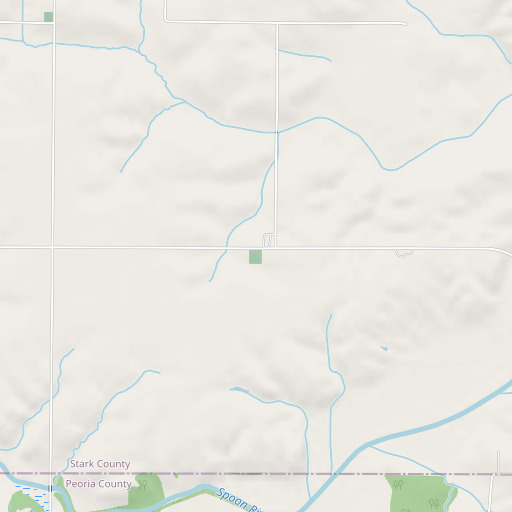 OpenStreetMap map of Stringtown Cemetery, IL