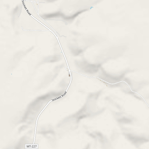OpenStreetMap map of Centerville School, MT