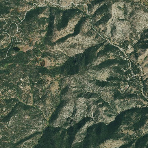 Aerial imagery of Bueno Mountain, CO