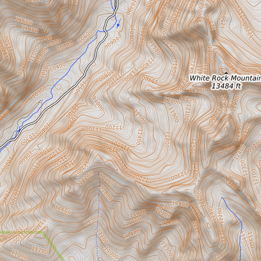 OpenTopoMap map of Queen Basin, CO