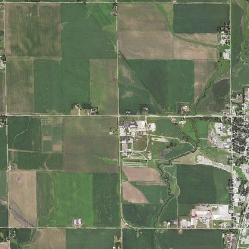Aerial imagery of Cherokee Hall, IA