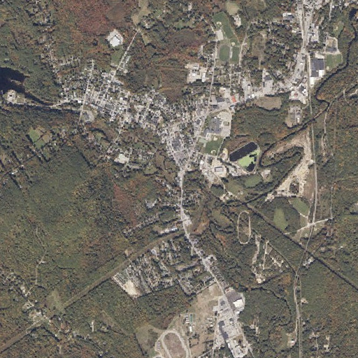 Aerial imagery of Steep Falls, ME