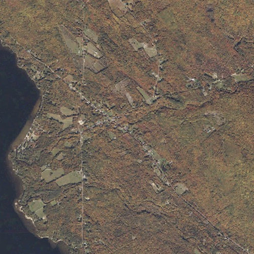 Aerial imagery of Weld Elementary school, ME