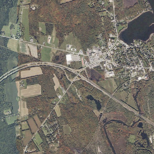 Aerial imagery of Interchange 39, ME