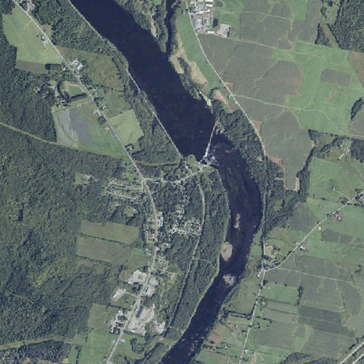 Aerial imagery of Shawmut Post Office, ME