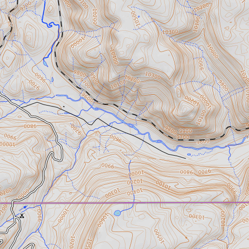 OpenTopoMap map of Apache Creek, CO
