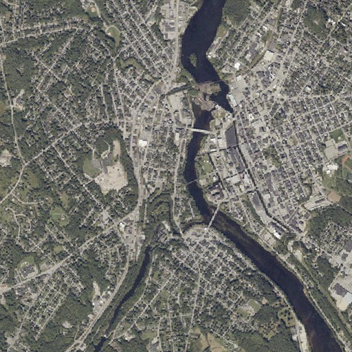 Aerial imagery of Saint Joseph Rectory, ME