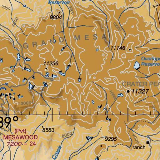 FAA VFR chart of Kirkendall Dam, CO