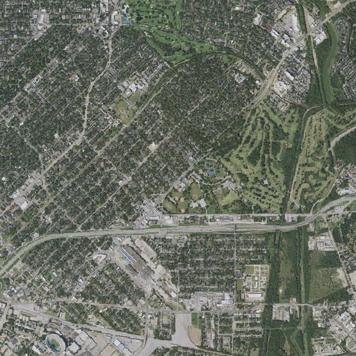 Aerial imagery of Mount Auburn Elementary School, TX