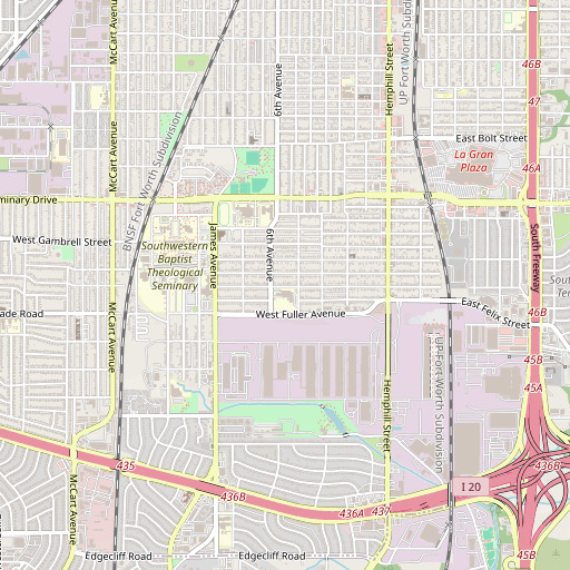 OpenStreetMap map of Hubbard Elementary School, TX