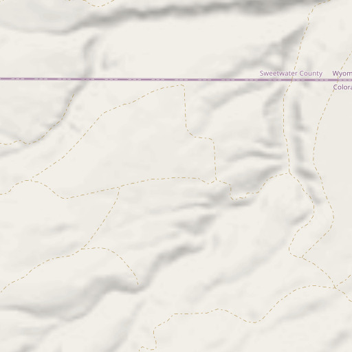 OpenStreetMap map of Johnson Flats, CO