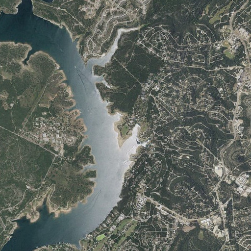 Aerial imagery of Bar K Park, TX