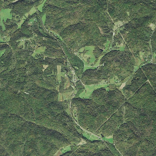 Aerial imagery of Dexter Post Office, OH